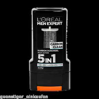 (13,17€/l) 300ml Loreal Men Expert Carbon Clean Carbon Shower Gel 5 In 1 (13,17€/l) 300ml Loreal Men Expert Carbon Clean Carbon Shower Gel 5 In 1