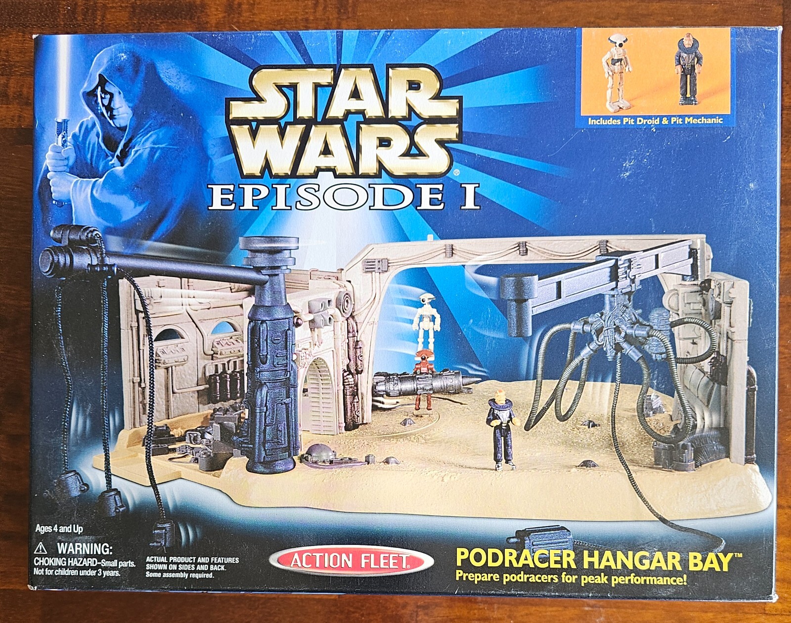 Star Wars Micro Machines Galoob Action Fleet Podracer Hangar Bay Episode 1 NEW