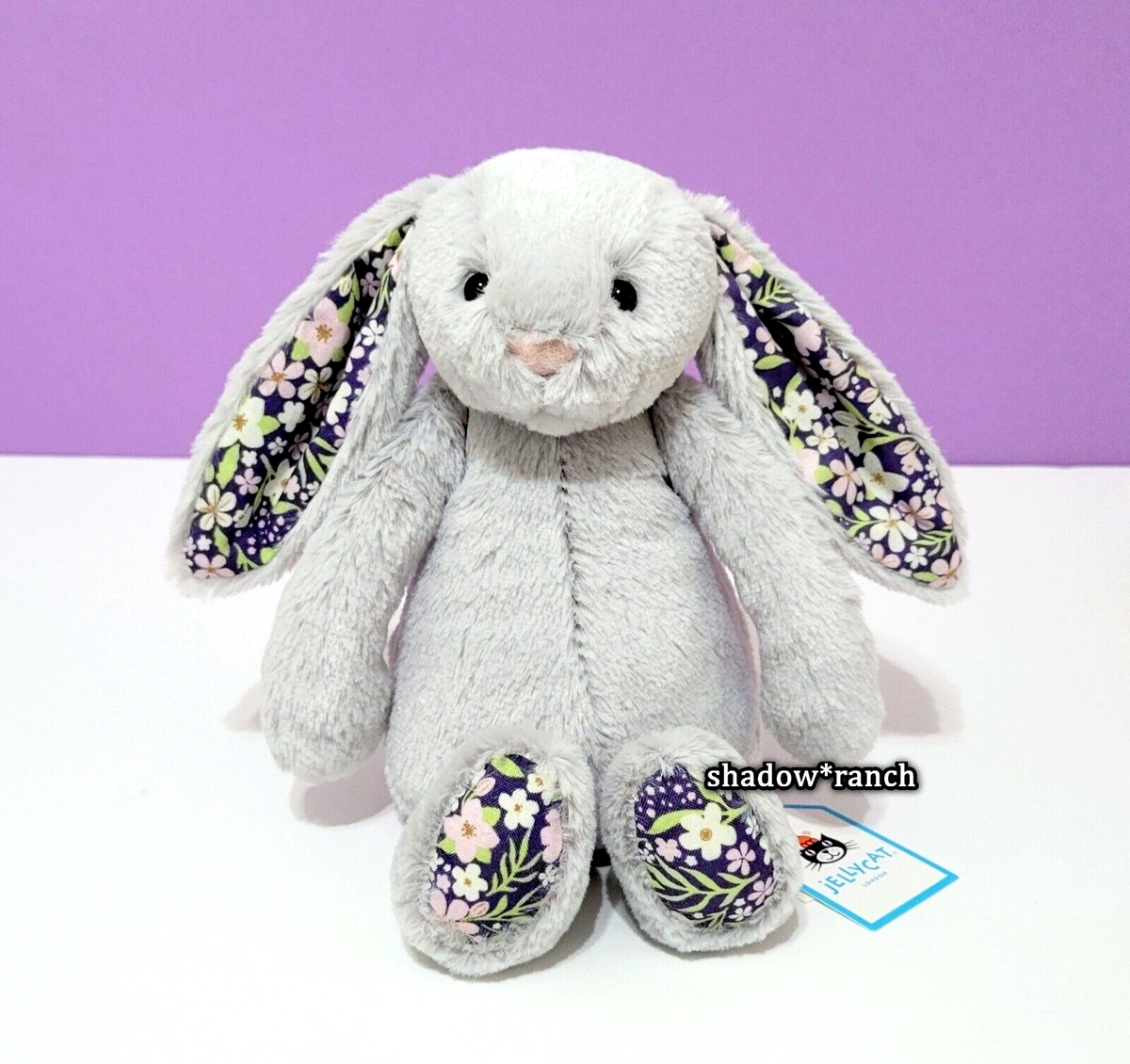 Jellycat BLOSSOM SILVER BUNNY BLOOM - Small 8