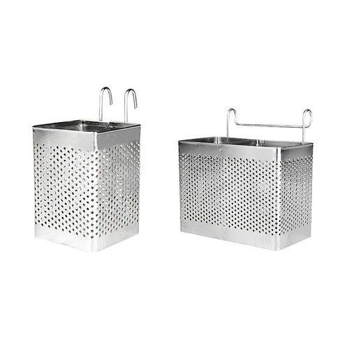 2PCS Chopsticks Drain Holder Basket Divided Cutlery Holder Spoon Fork Holder - Picture 12 of 12