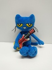 Plushie Pete the Cat Phat Mojo Guitar 11" Plush Doll Excellent Boho Gorpcore