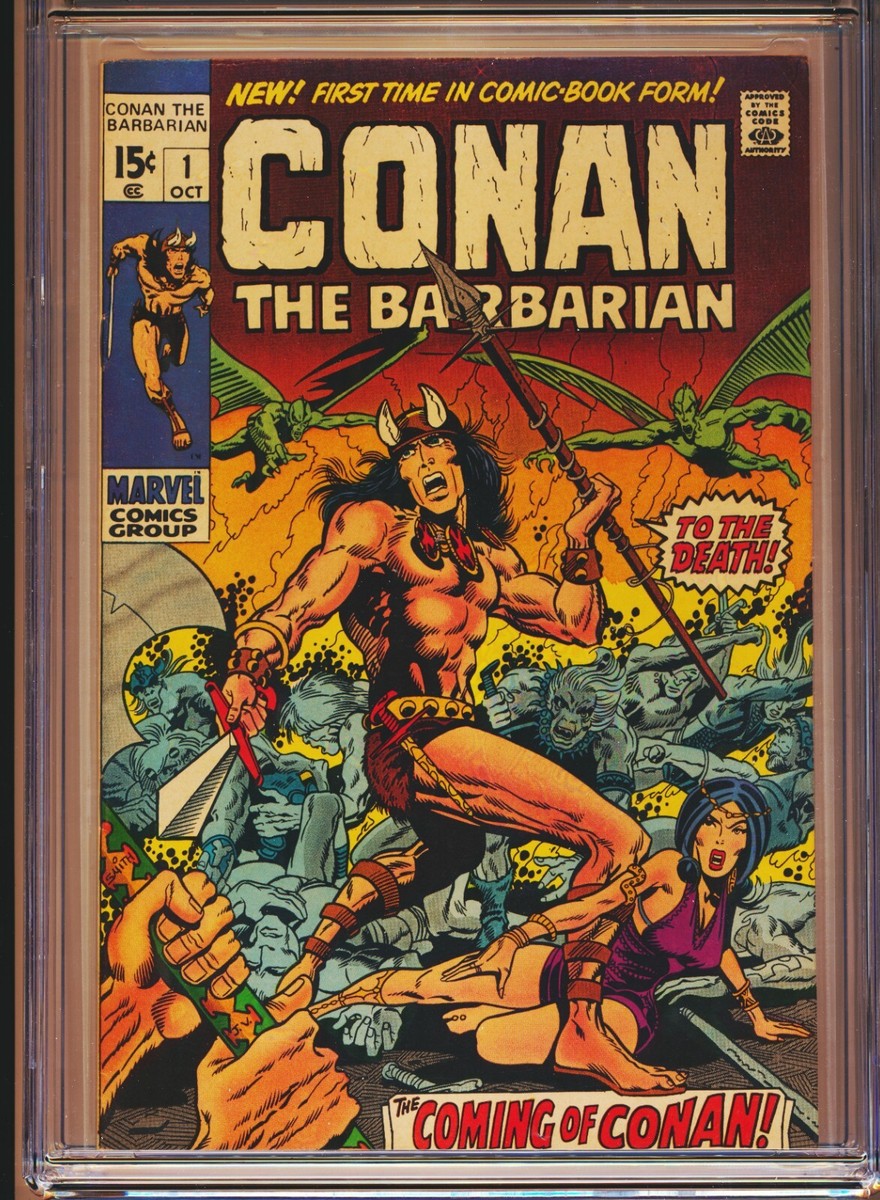 CONAN THE BARBARIAN #1 (Marvel 1970) CGC 8.0, Barry Smith, 1st