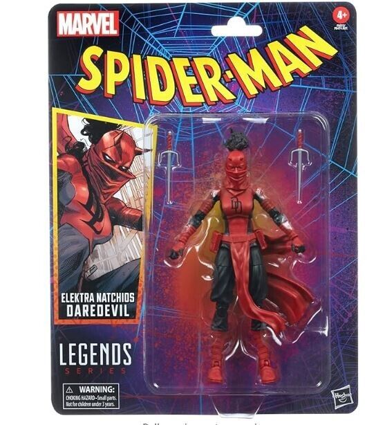 Hasbro Marvel Legends Series Spider-Man Elektra Natchios Daredevil