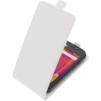 Tasche für CAT S60 Smartphone FlipStyle Handytasche Schutz Hülle Flip Case Weiß