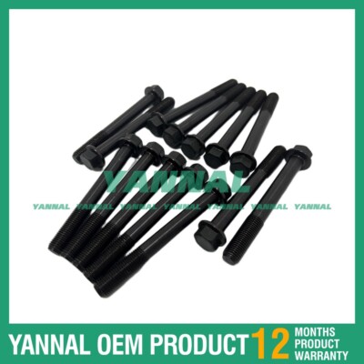 14X New 3CE1 Cylinder Head Bolt Set For Isuzu diesel engines
