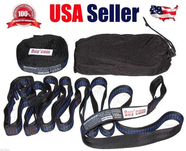 Ultimate adjustable Tree Hanging Atlas Straps Suspension System for ENO