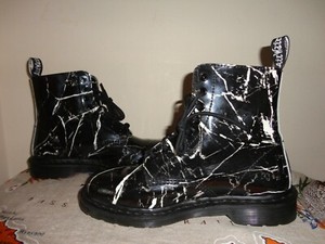dr martens marble boots