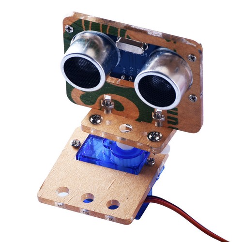 Smart Car Mounting Bracket for Ultrasonic Ranging Module Analog Servo DIY kit - 第 2/5 張圖片
