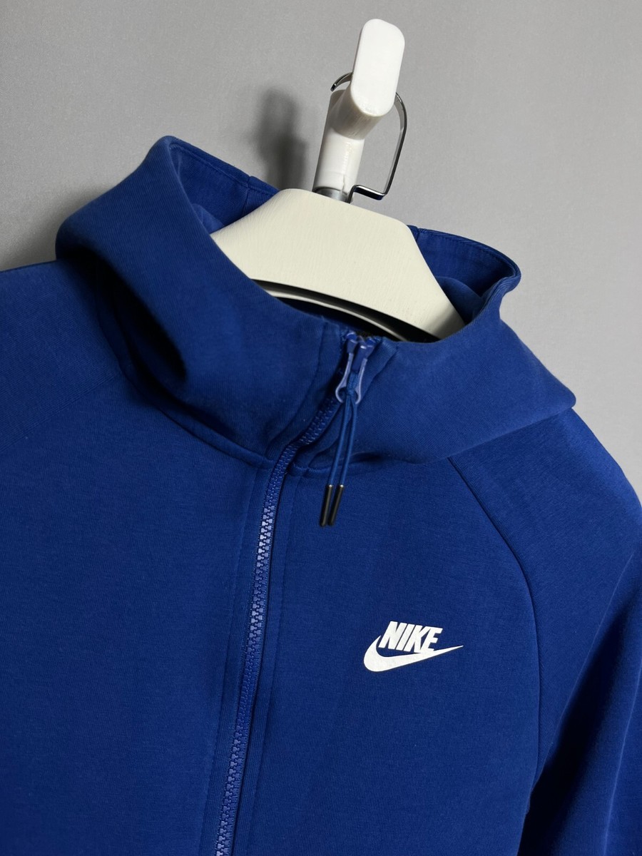 Nike Sportswear Tech Fleece 928483 Blue Mens Full Zip Sportswear