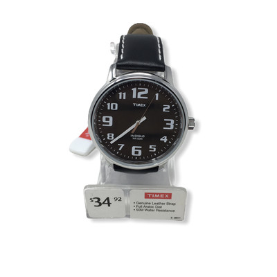 timex men's easy reader large dial watch