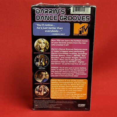 Darrins Dance Grooves VHS 2002 New Sealed 698368104937| eBay