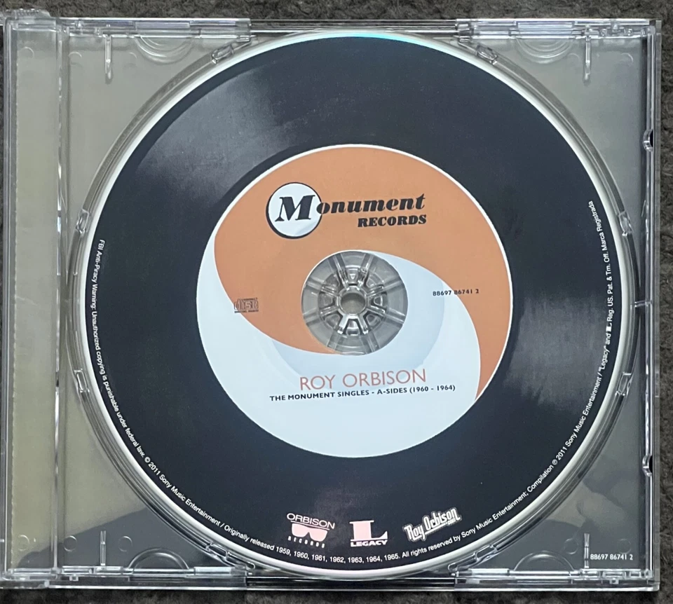 Wie Neu - Roy Orbison - The Monument Singles - sony Legacy (2011) - Bild 3 von 3