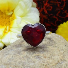 Incredible Mozambique Garnet Gemstone 925 Sterling Silver Handmade Ring All Size