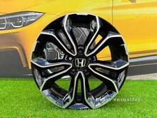 4 x 18 Inch 5x114.3 Black Polished Wheels: Fits For Honda CR-V HRV SUV