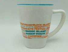 Dunkin Donuts Rode Island Coffee Mug Cup 10 Ounce