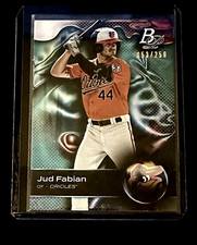 2023 Topps Platinum JUD FABIAN Aqua Ice Foil RC SP /250 Baltimore Orioles