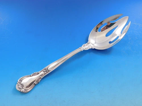 Chantilly by Gorham Sterling Silver Serving Spoon Pierced Original 8 3/8"