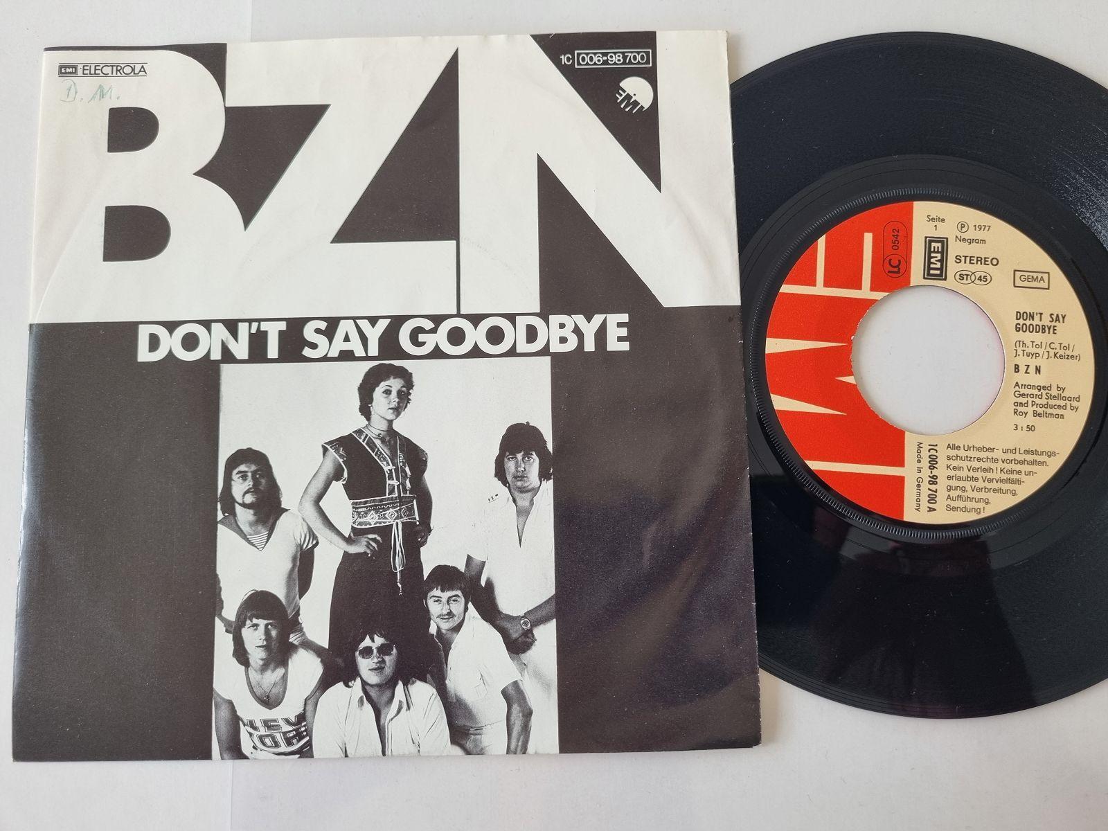 7"" Single BZN - Don't say goodbye Vinyl Germany