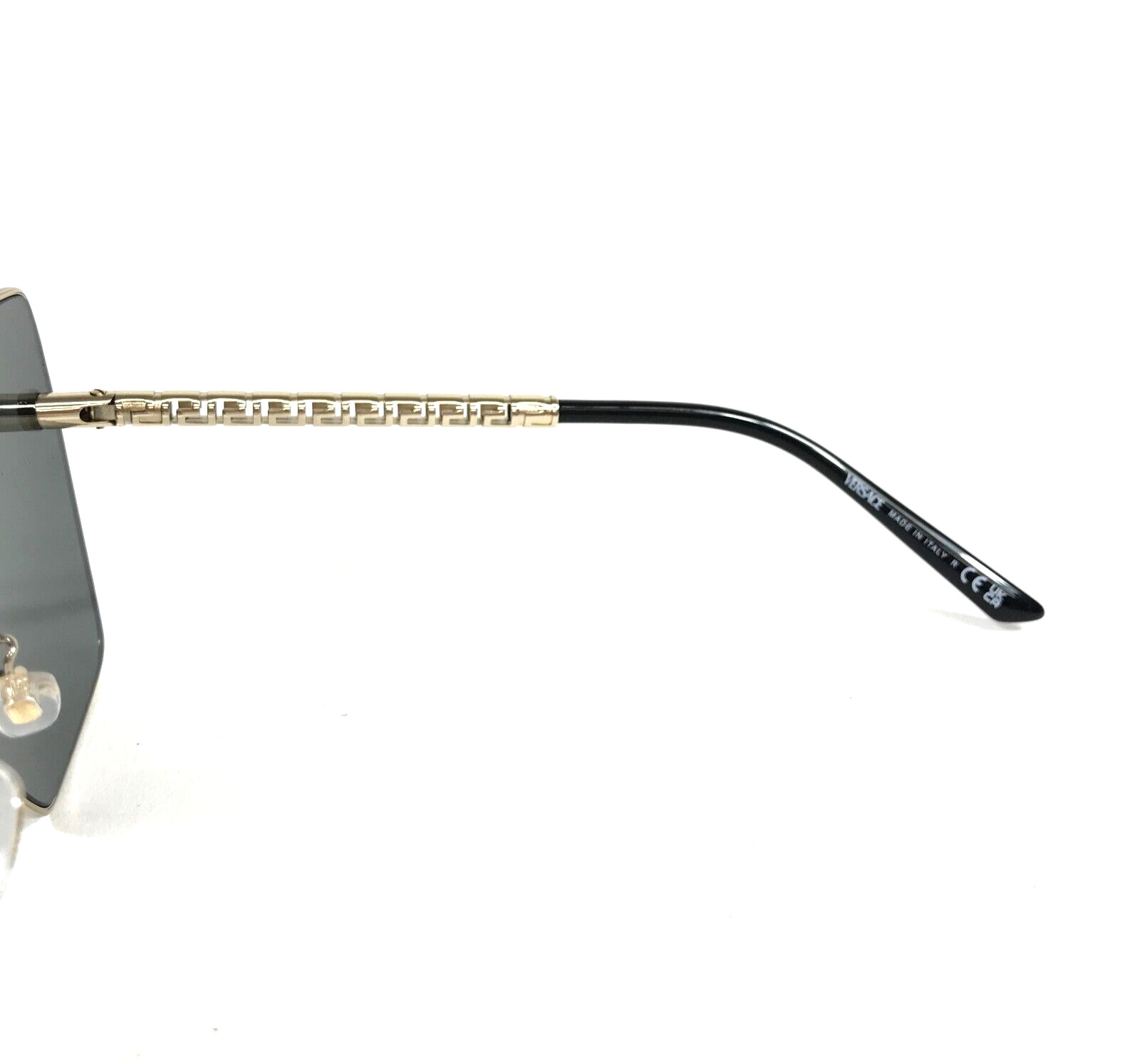 Versace Sunglasses MOD.2270-D 1252/87 Gold Cat Eye Frames with Dark Gray Lenses image 8
