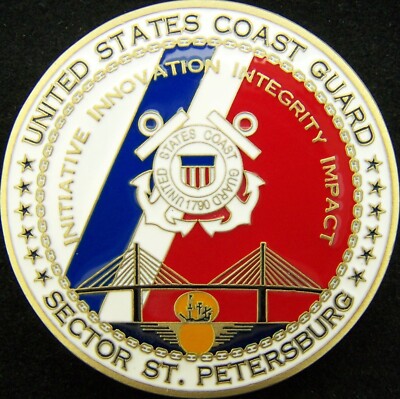 US Coast Guard USCG Sector St Petersburg Challenge Coin