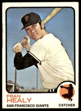 1973 Topps Fran Healy San Francisco Giants #361 VG/EX (Light Wrinkle)