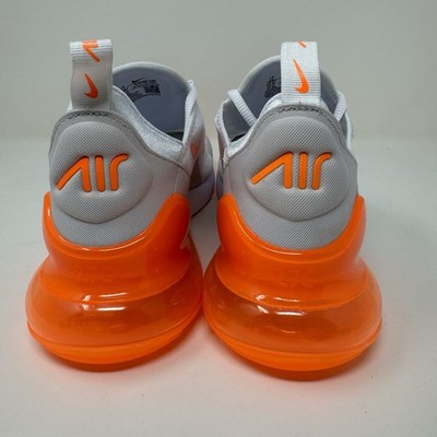 Nike Air Max 270 White/Total Orange-Vast Grey AH6789-126 Women's
