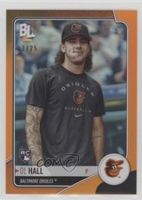 2023 Topps Big League Wrapper Redemption Orange Foil 13/25 DL Hall #WR-57 1e8j