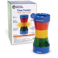 Learning Resources Time Tracker Visual Timer Clock, Time Telling Toys