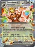 Pokemon TCG Greedent ex 179/197 Obsidian Flames NM
