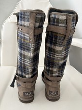 UGG Women's Tall Boots Blue/Grey, Size 5