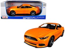 2015 Ford Mustang GT 5.0 Orange Metallic "Special Edition" 1/18 Diecast Model Ca