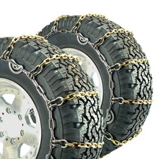 Titan Alloy Square Link Truck Cam Tire Chains On Road Icesnow 5.5mm 23570-15 Titan Alloy Square Link Truck Cam Tire Chains On Road Icesnow 5.5mm 23570-15
