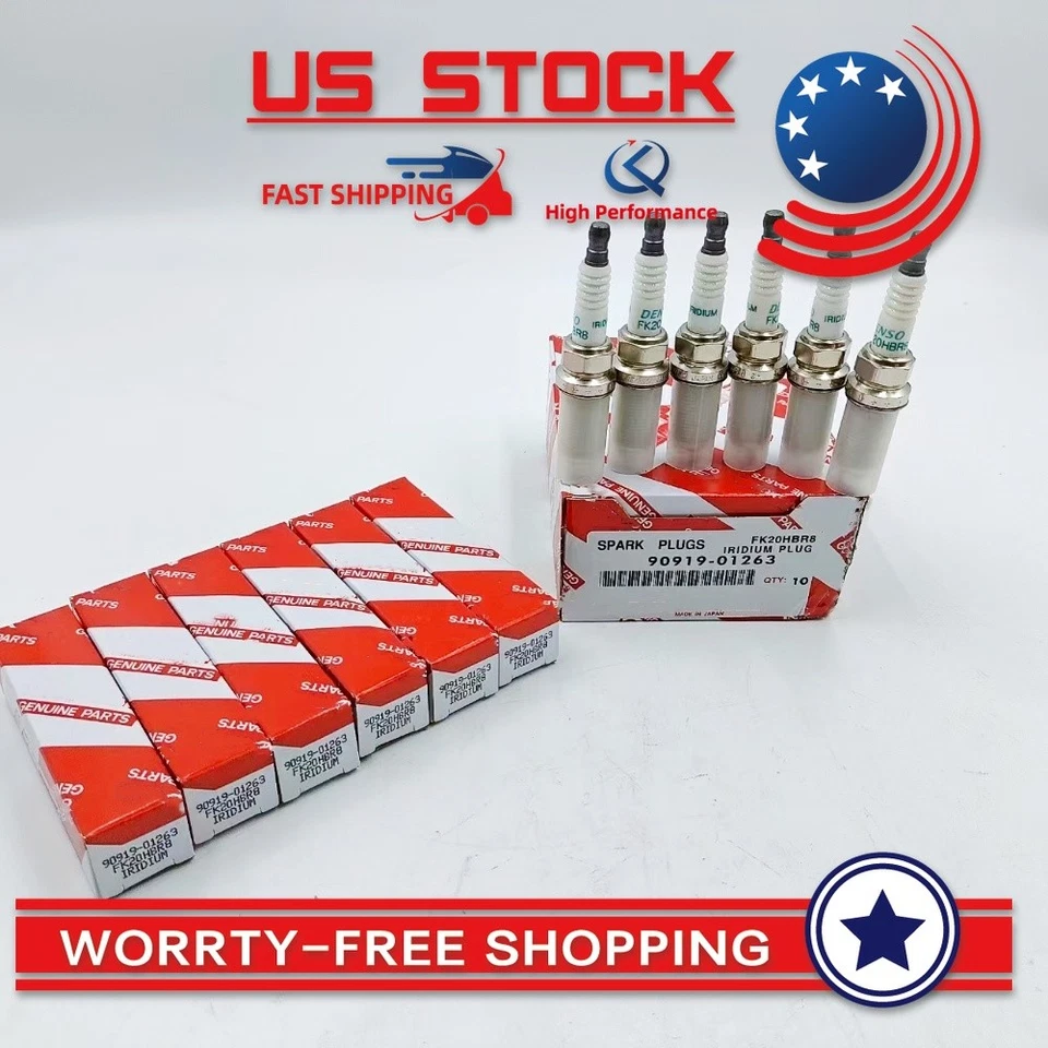 OEM 6PC Spark Plug Set For 2019-2023 Lexus ES350 V6 3.5L 2GR-FKS Engine Foto 2 de 4