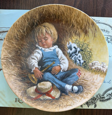 Vintage Reco "Little Boy Blue" Plate By John Mcclelland Limited Edition