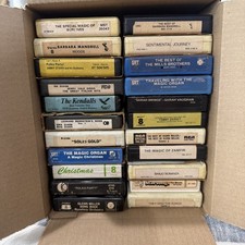 Lot 9 - Of 22 Random Vintage 8 Track Tapes must look