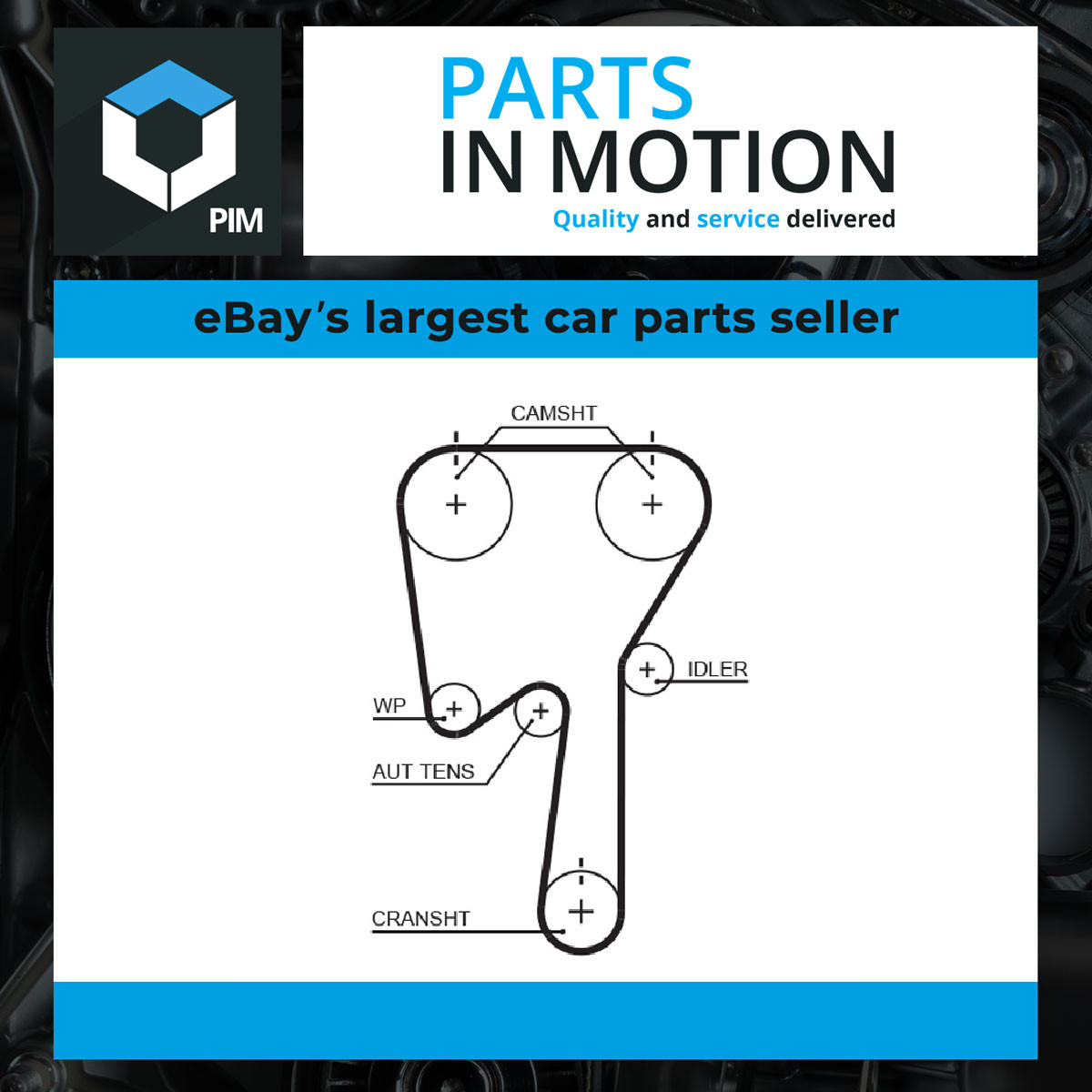 Timing Belt fits FORD FOCUS 2.5 05 to 11 Gates 1388494 6G9N6K288AA Quality New - Image 11