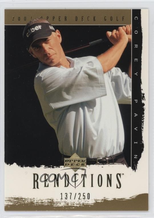 2003 Upper Deck Renditions Gold /250 Corey Pavin #41 0wo8
