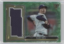 2020 Topps Triple Threads Single Jumbo Relics Emerald 8/18 Blake Snell 3m8