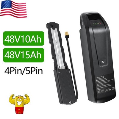 48V Ebike Battery 48V10Ah/15Ah Li-ion Electric Bicycle For 0-1800W Motor Battery