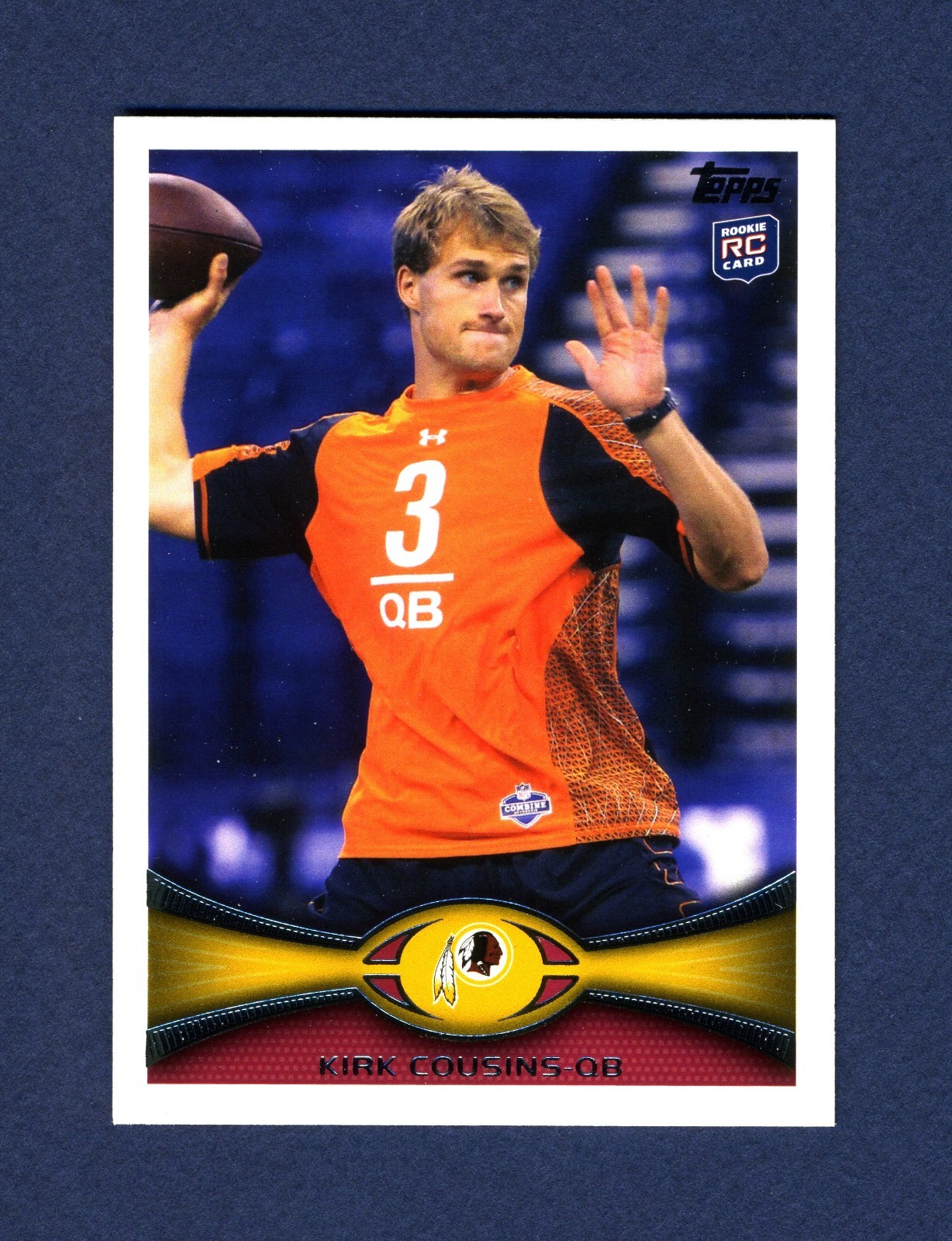 Kirk Cousins Rookie Card (RC): 2012 Topps #326