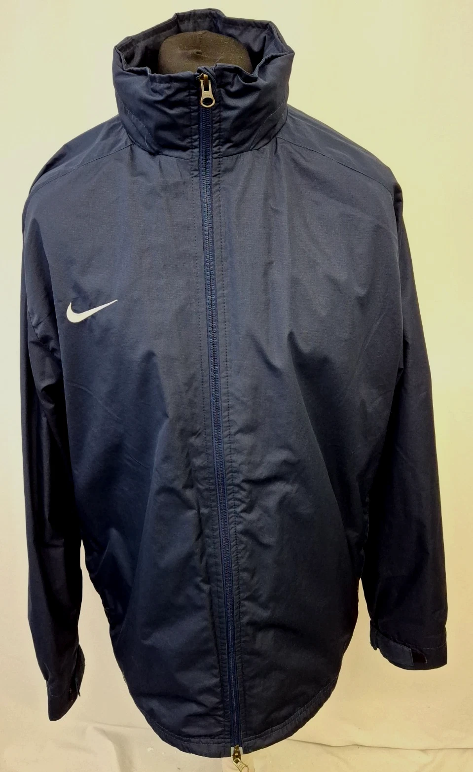Nike Foundation 12 Rain Windbreaker Jacket Active Casual Outdoors Blue XL L3695