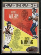 2016 Panini Classics #8 Russell Wilson / Peyton Manning Classic Clashes Bronze