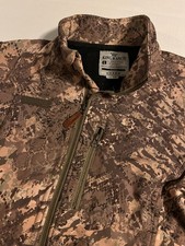 RARE King Ranch Snakeskin Camo Camouflage Full Zip Classic Jacket LARGE Hunting 