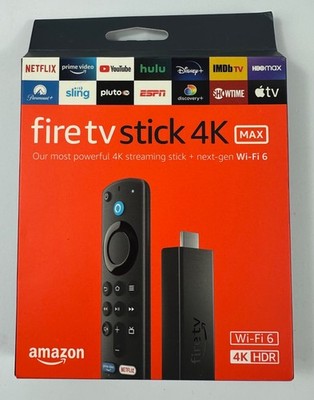 Amazon Fire TV Stick 4K Max Wi-Fi 6 Alexa Remote Streaming New