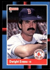 Dwight Evans 1988 Leaf #171 Boston Red Sox MLB READ FREE SHIPPING AutographDen