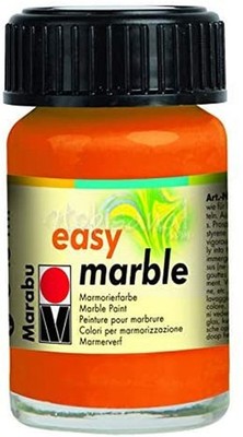 Marabu Marmorierfarbe ''Easy Marble'' orange 15 ml im Glas