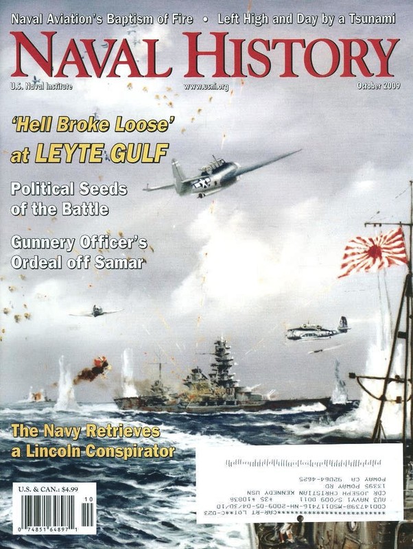 NAVAL HISTORY OCT 09 USN PCE(R)_FLYING BOATS PM-1 PN-9 PD-1 PK-1_LEYTE GULF WW2