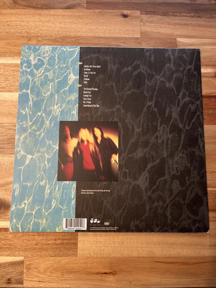 NIRVANA "Nevermind" 180gr RE RM LP 2013 DGC 21125 EX / EX Sub Pop - Image 2 of 4