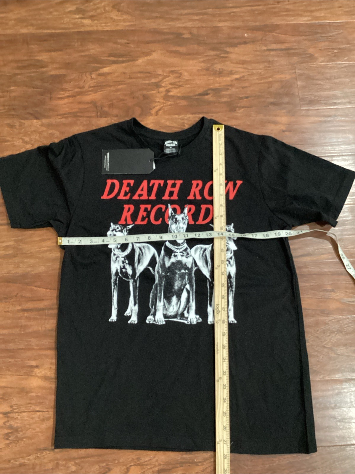 FILA T shirt Death Row Records nera taglia media