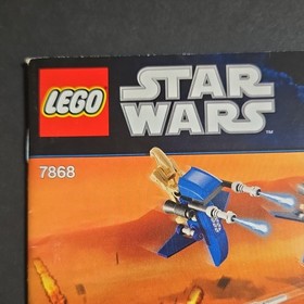 LEGO Star Wars 7868 Illustrated Manual Booklet Multilingual